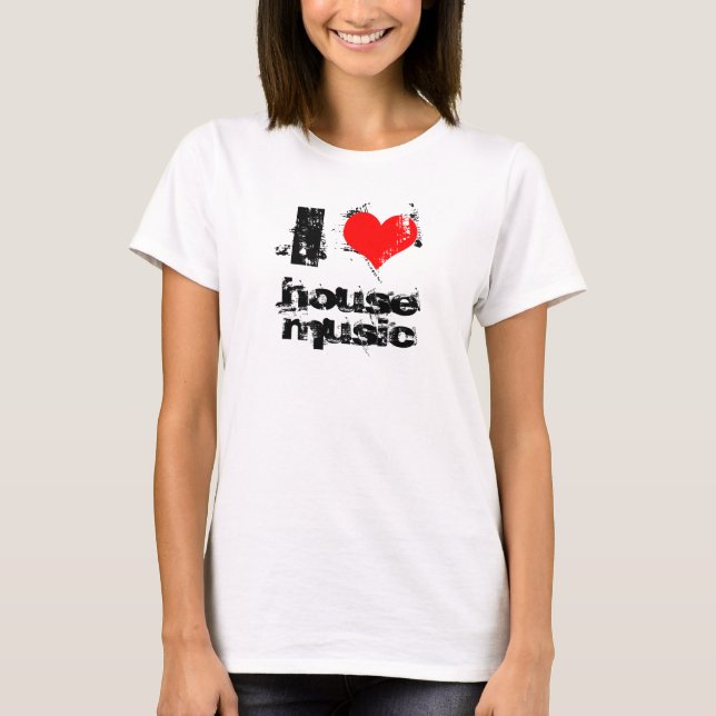 i love house music top (Front)