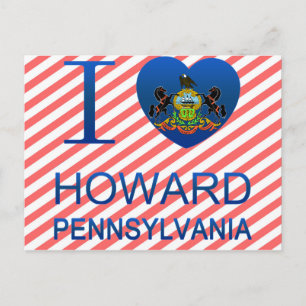 I Love Howard, PA Postcard