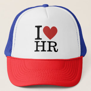 I ❤️ Love HR (HR Dept.) CUSTOMIZABLE Trucker Hat