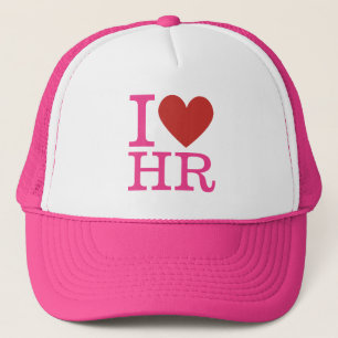 I ❤️ Love HR (HR Dept.) CUSTOMIZABLE Trucker Hat