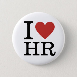 I ❤️ Love HR - HR Dept. - Pin Button 