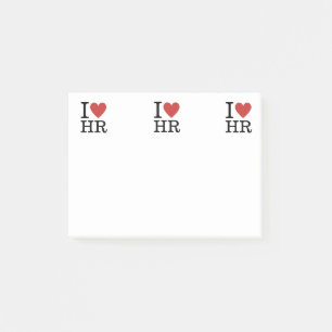 I ❤️ Love HR (HR Dept.) Post-it Notes