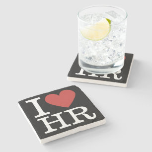 I ❤️ Love HR - HR Dept./Staff -  Stone Coaster