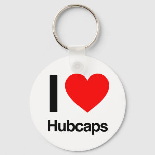 i love hubcaps key ring