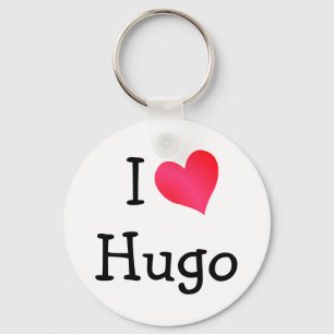 I Love Hugo Key Ring