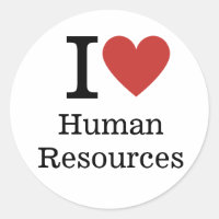 I ❤️ Love Human Resources STICKERS