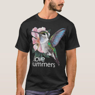 I Love Hummers Hummingbird T-Shirt