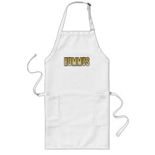 I love hummus long apron