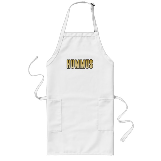 I love hummus long apron (Front)