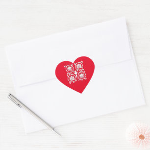 I love Hungary Heart Sticker