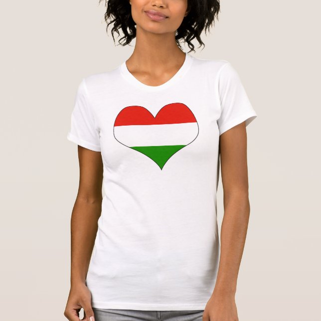 I Love Hungary T-Shirt (Front)