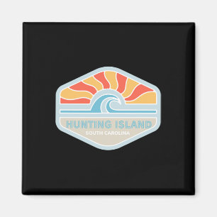 I Love Hunting Island Beach South Carolina Ocean W Magnet