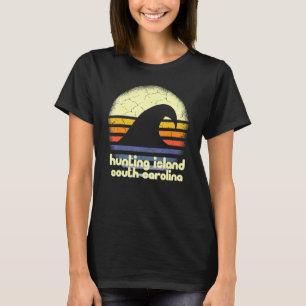 I Love Hunting Island South Carolina Ocean Wave Sc T-Shirt