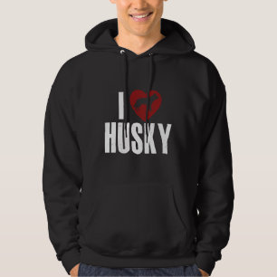 I Love Husky     Hoodie