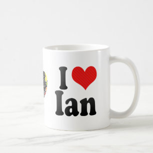 I Love Ian Coffee Mug