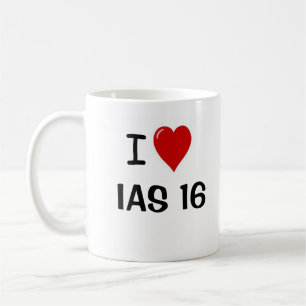 I Love IAS 16 Property Plant Equipment Accounting Coffee Mug