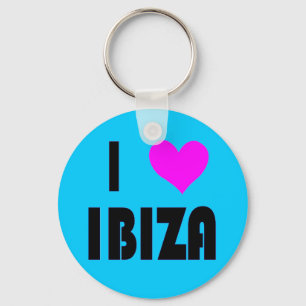 I Love Ibiza keychain