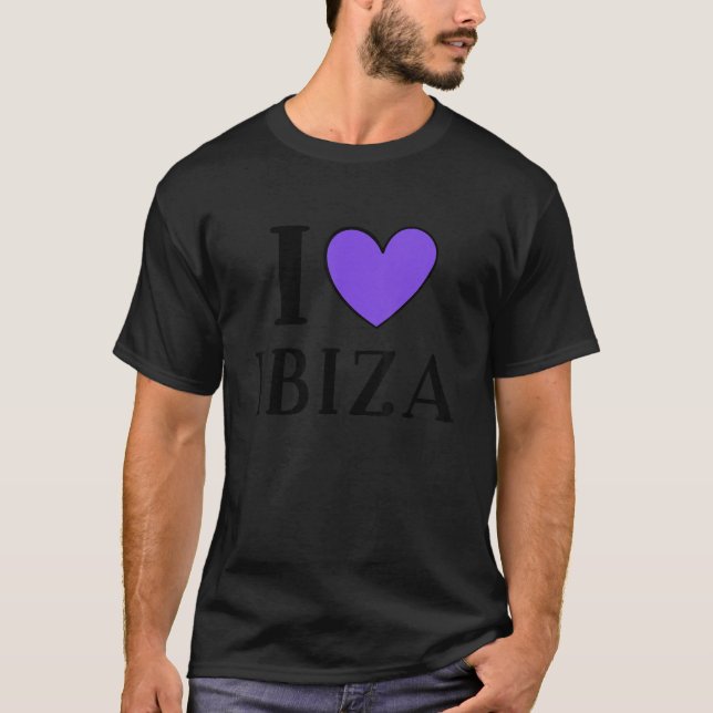 I Love Ibiza Spain T-Shirt (Front)