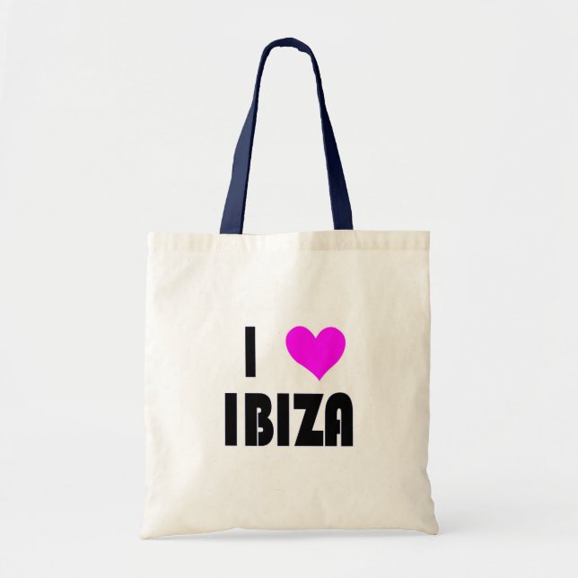 I Love Ibiza Tote Bag (Front)