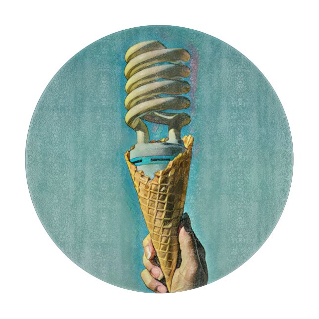 I love ice cream artwork cutting board (Front)