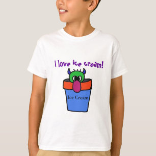 I love ice cream! monster shirt