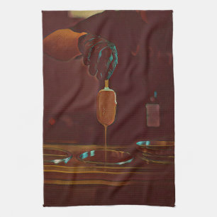 I love ice cream popsicle tea towel