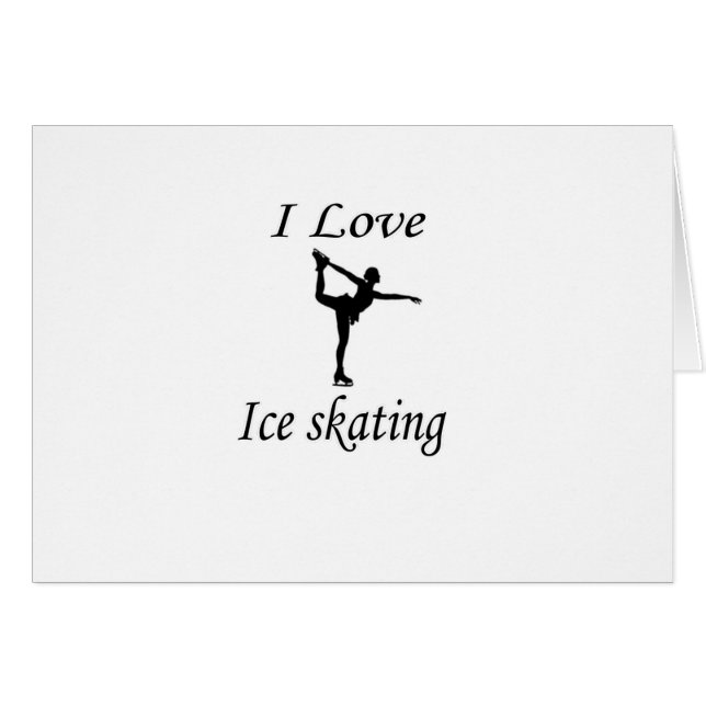 I Love Ice-skating (Front Horizontal)