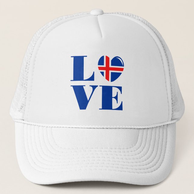 I love Iceland Trucker Hat (Front)
