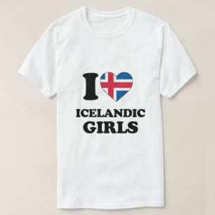 I love Icelandic Girls T-Shirt