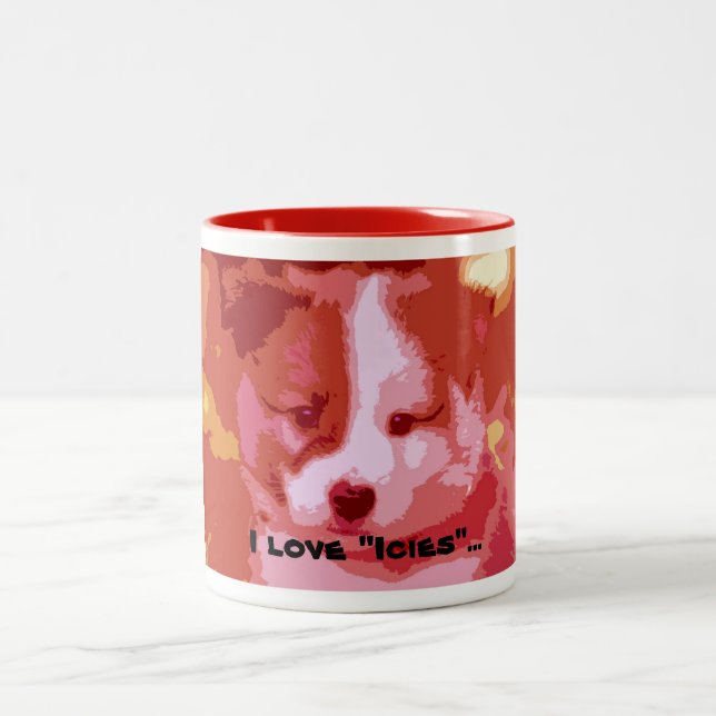 I love "Icies"... Two-Tone Coffee Mug (Center)