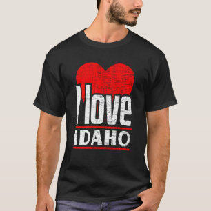 I Love Idaho Best Home State I Heart Idaho T-Shirt