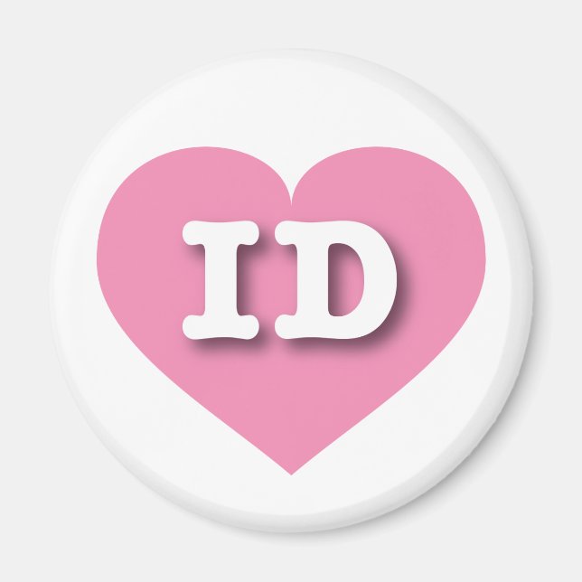 I love Idaho - ID pink heart Magnet (Front)