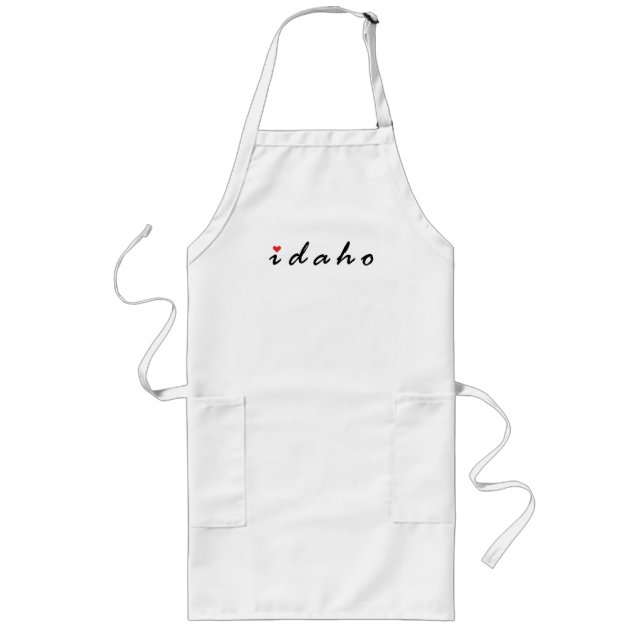 I love Idaho Long Apron (Front)