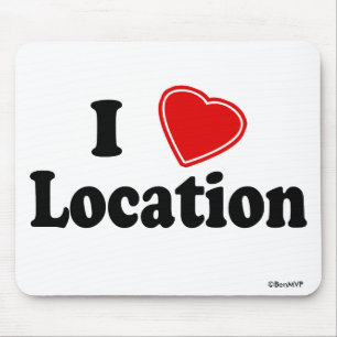 I Love II Mouse Pad