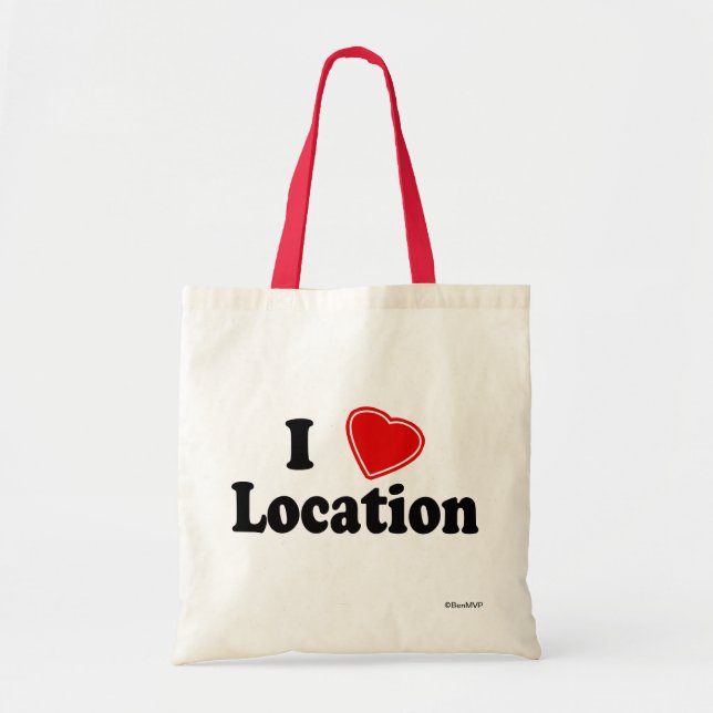 I Love II Tote Bag (Front)