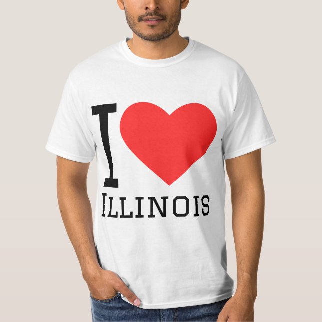 I love Illinois  T-Shirt (Front)