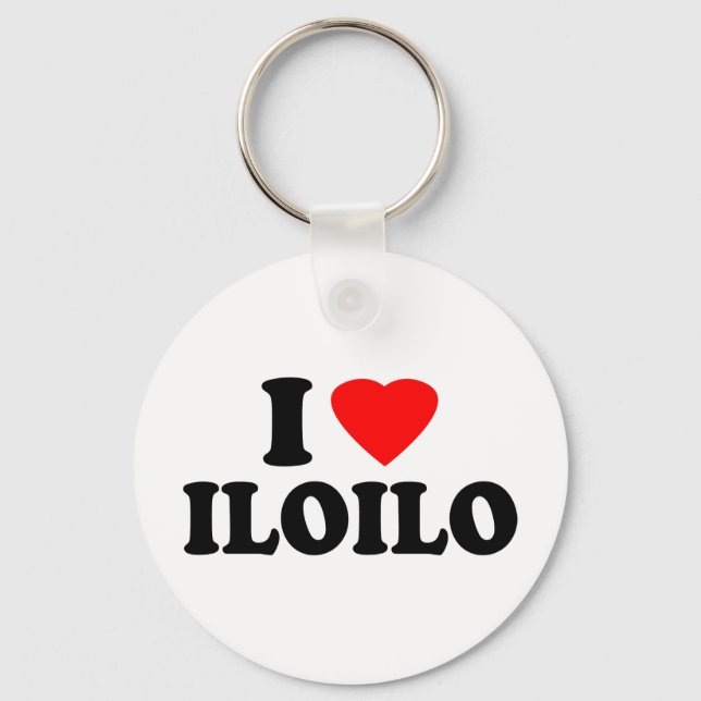 I Love Iloilo Key Ring (Front)