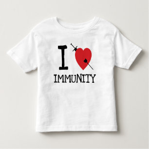 I Love Immunity Pro Vax Toddler T-Shirt