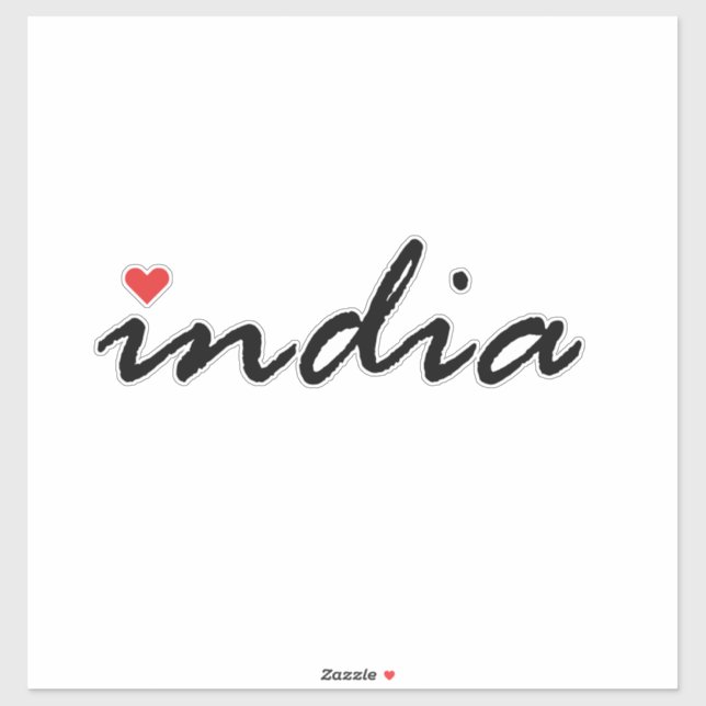 I love India (Sheet)