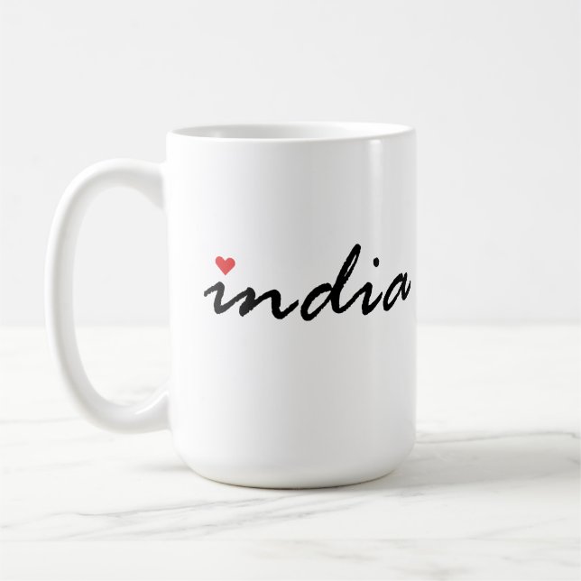 I love India Coffee Mug (Left)