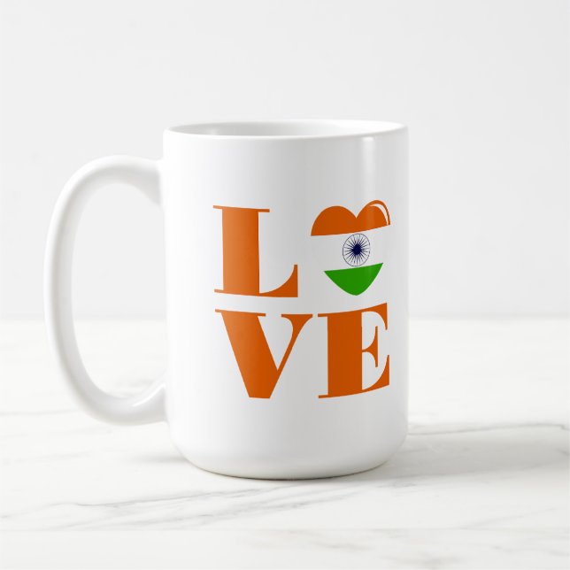 I love India Coffee Mug (Left)
