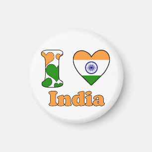 I love India magnet