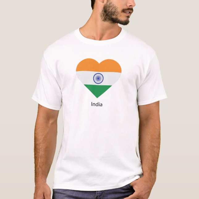 I Love India T-Shirt (Front)