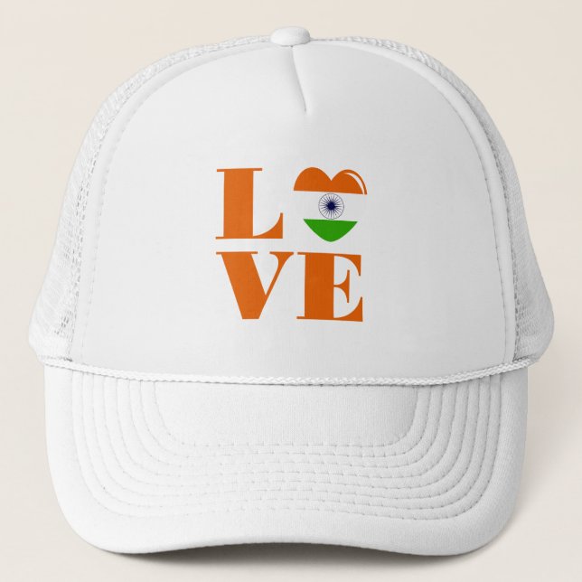 I love India Trucker Hat (Front)