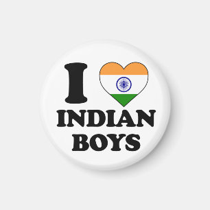 I love Indian Boys Magnet