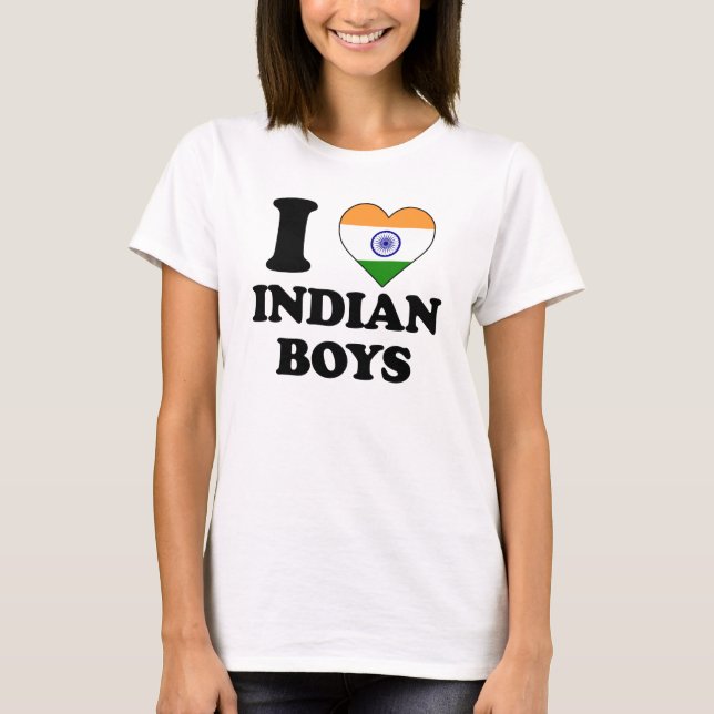I love Indian Boys T-Shirt (Front)