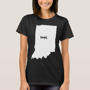 I Love Indiana Indiana Home US American State Prid T-Shirt