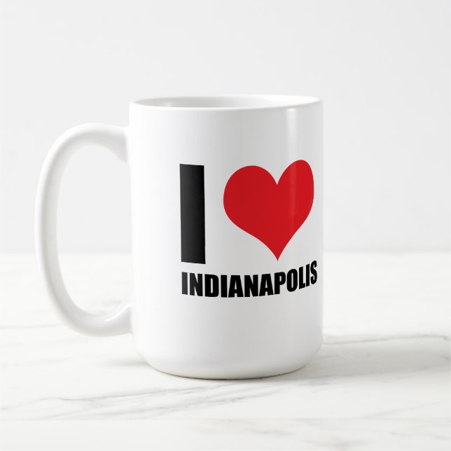 I love Indianapolis  Coffee Mug (Left)