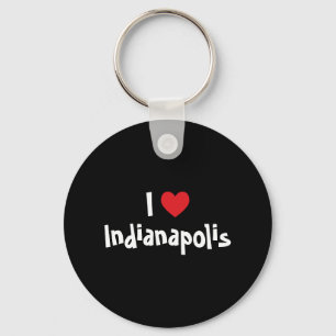 I Love Indianapolis Key Ring