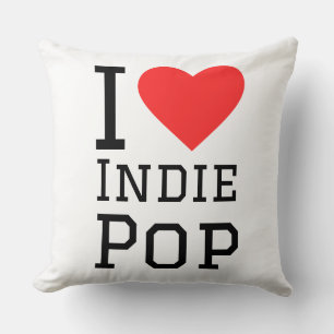I love indie pop cushion